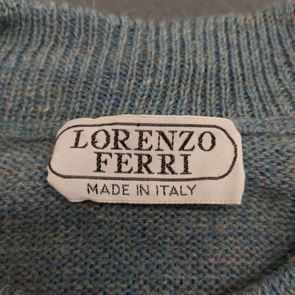 Lorenzo Ferri Wool Blend Bagpiper Sweater Gray Brown Size Medium - Picture 9 of 14